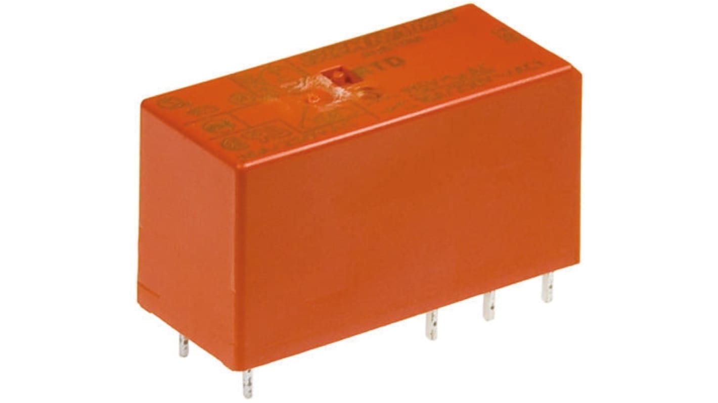 TE Connectivity PCB Mount Power Relay, 48V dc Coil, 12A Switching Current, SPDT