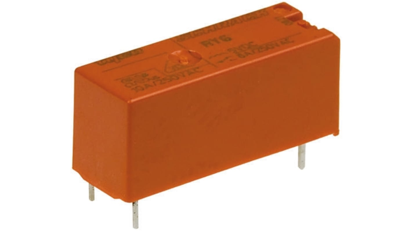 TE Connectivity PCB Mount Power Relay, 12V dc Coil, 8A Switching Current, SPDT