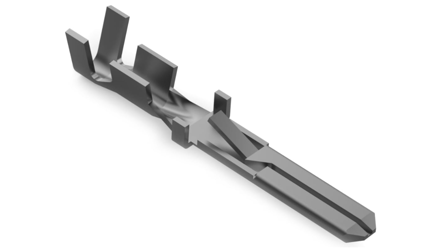 TE Connectivity FASTIN-FASTON .110 Uninsulated Male Spade Connector, Tab, 2.79 x 0.81mm Tab Size, 0.5mm² to 1mm²