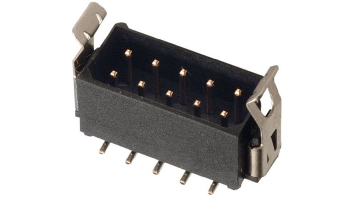 Conector macho para PCB HARWIN serie Datamate L-Tek de 10 vías, 2 filas, paso 2.0mm, para soldar, Montaje Superficial