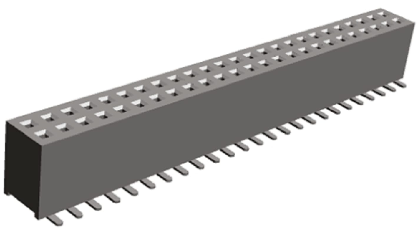 HARWIN 基板接続用ソケット 50 極 1.27mm 2 列 表面実装