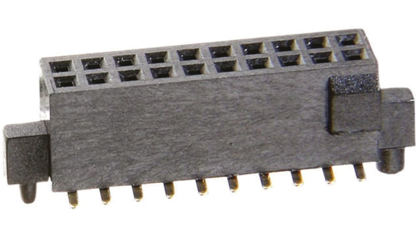 Presa PCB HARWIN, 20 vie, 2 file, passo 1.27mm, Montaggio superficiale