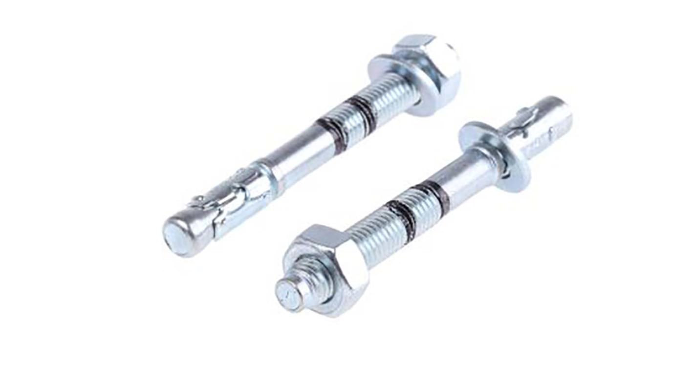 RawlPlug Vægdybel, Stål, Anker med gennemgående bolt , 12mm, huldia.: 12mm, L: 120mm, R-XPT-12120/25