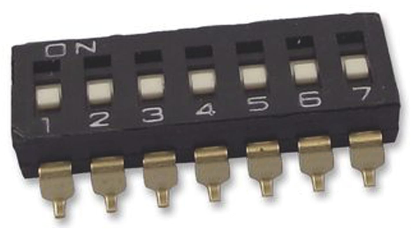 Omron 7 Way Surface Mount DIP Switch 7P