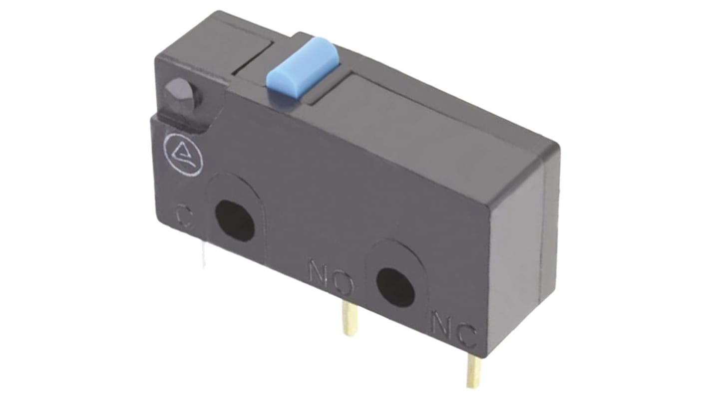 Microinterruptor Coaxial en Subminiatura, Émbolo de Pin SPDT 5 A a 125 V ac