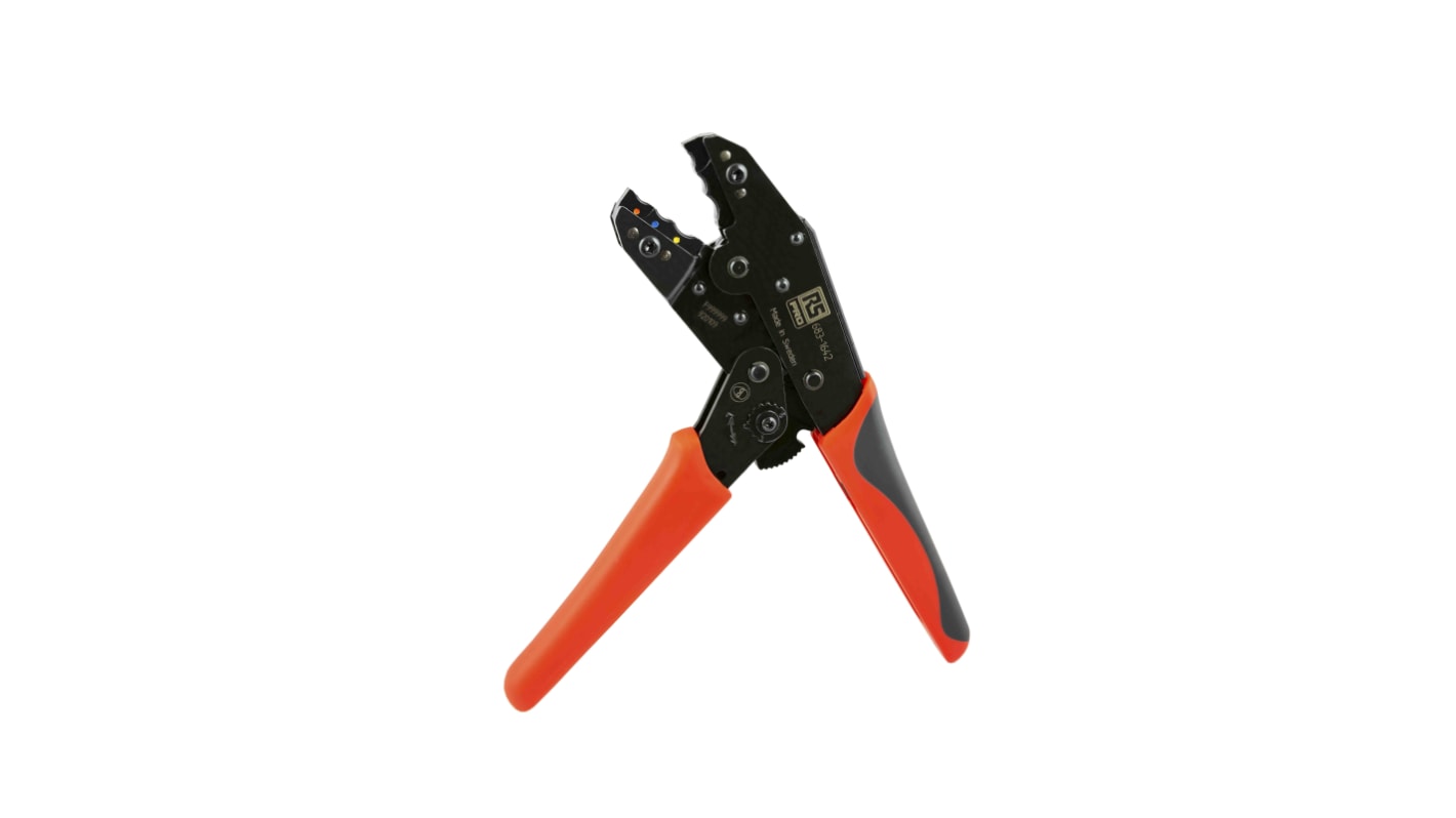 RS PRO Hand Ratcheting Crimp Tool for Heatshrink terminals red, blue