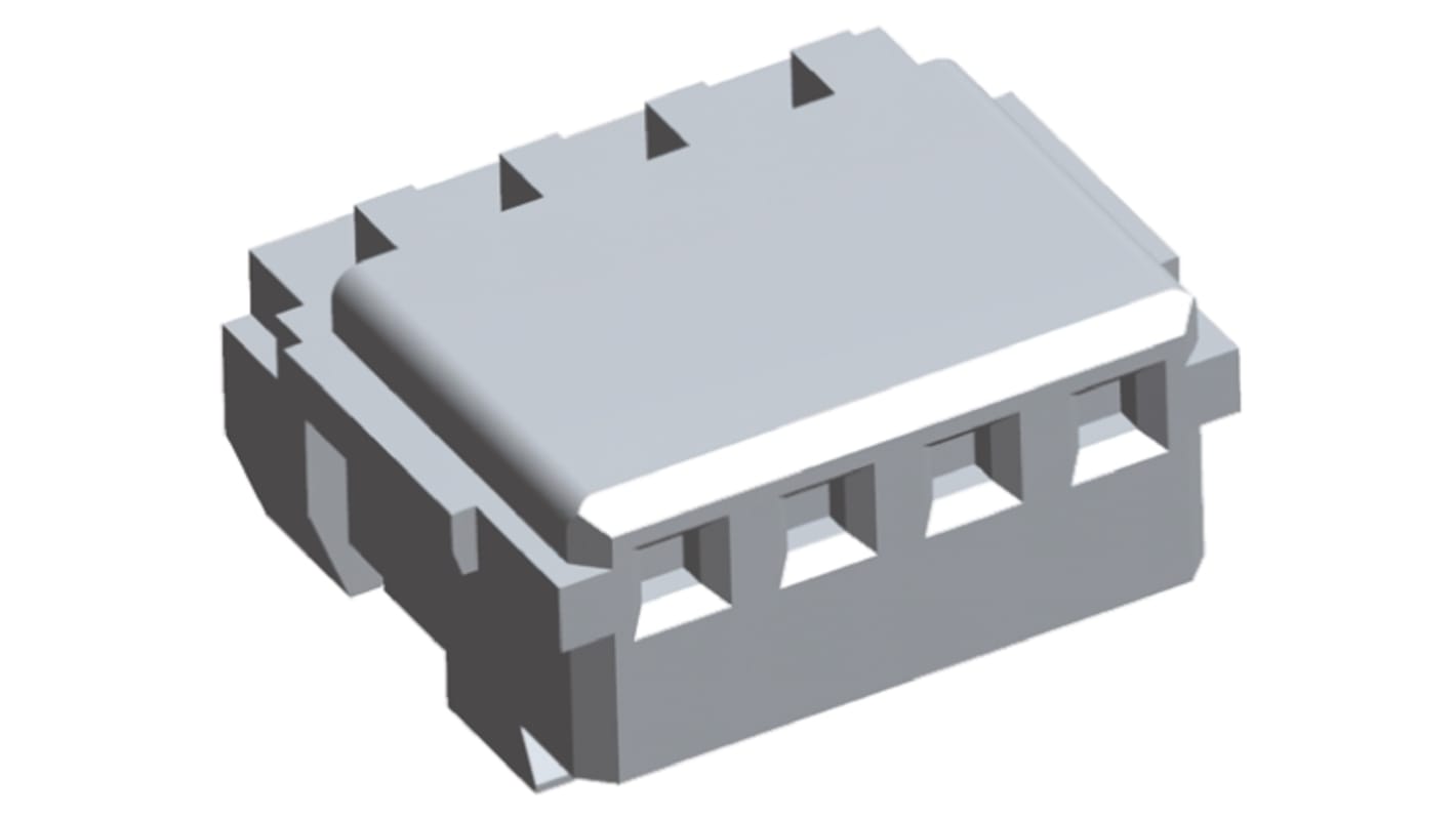 TE Connectivity 4-Way IDC Connector Socket for Cable Mount, 1-Row