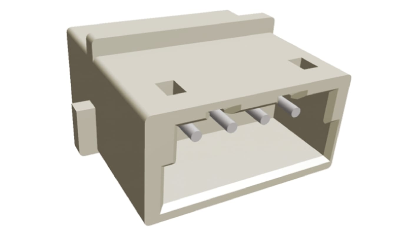 Carcasa de conector TE Connectivity 292156-4, Serie AMP CT, paso: 2mm, 4 contactos, , 1 fila filas, Recto, Macho,