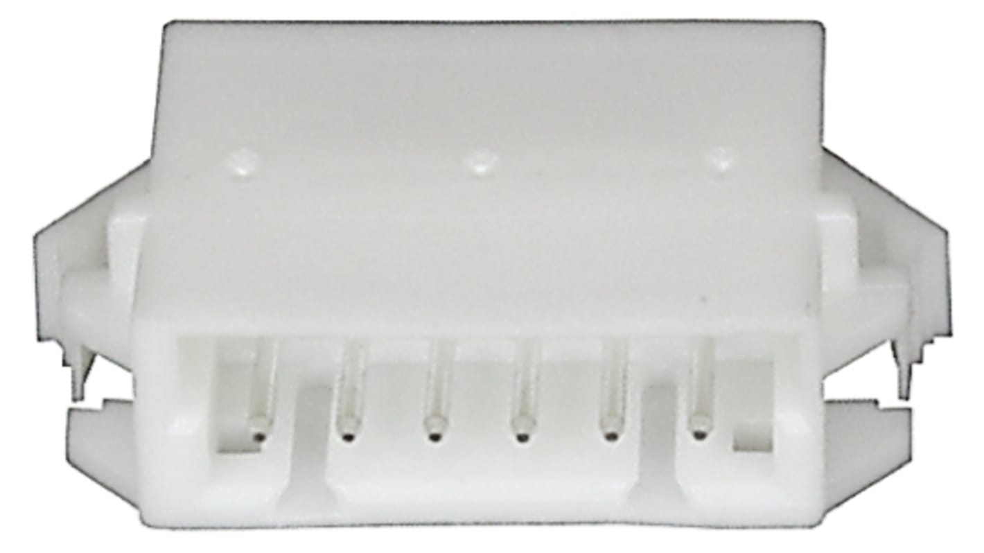 Boitier de connecteur Mâle, 6 contacts 1 rang , pas 2mm, Droit, Montage panneau, série AMP CT