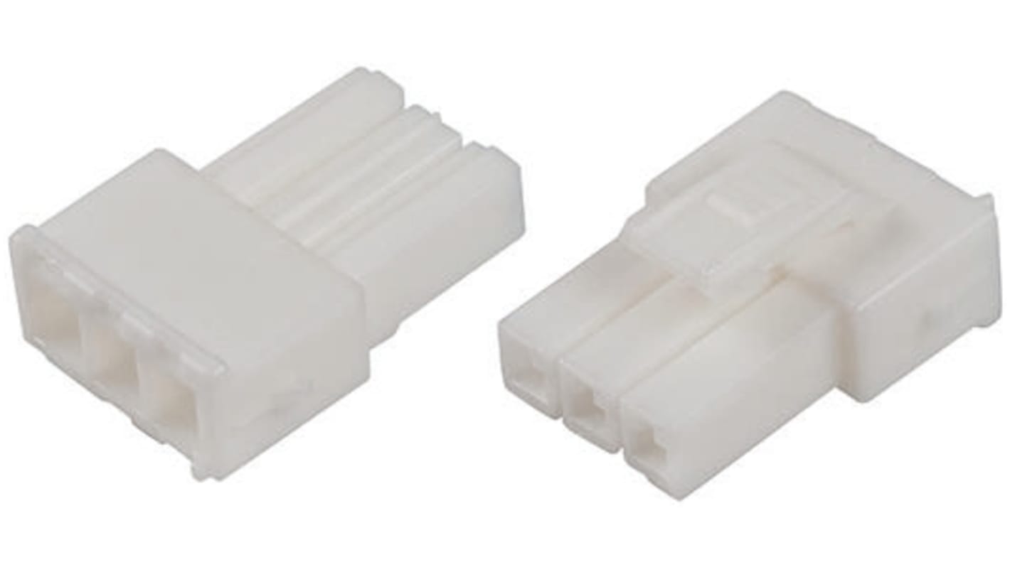 TE Connectivity, Power Double Lock Female Connector Housing, 4mm Pitch, 2 Way, 1 Row