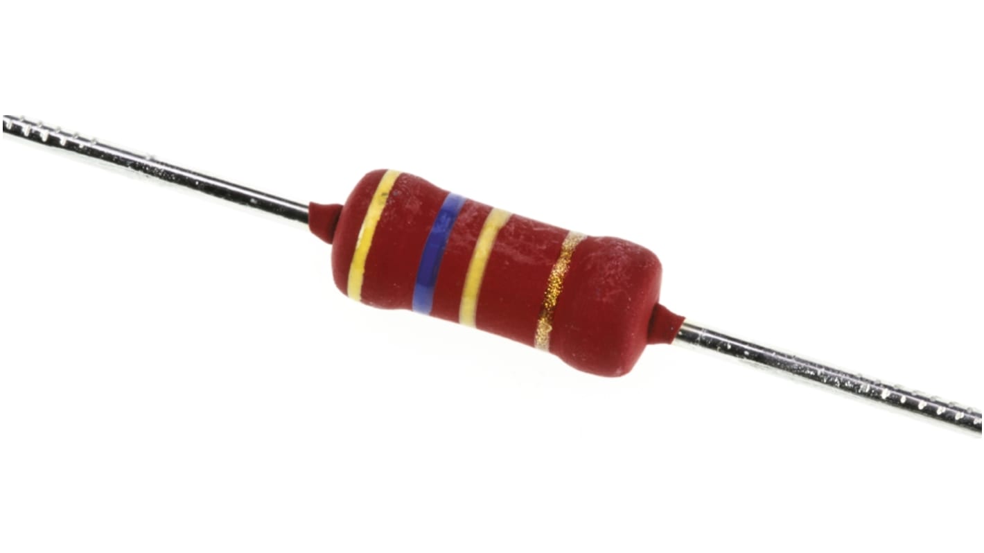 Resistencia Vishay, de 470kΩ ±5%, 2W, Serie PR02