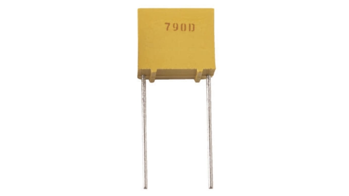 Vishay 790D  Kondensator, MnO2, 4.7μF, 40V dc THT, 5.08mm, ±10%, +125°C