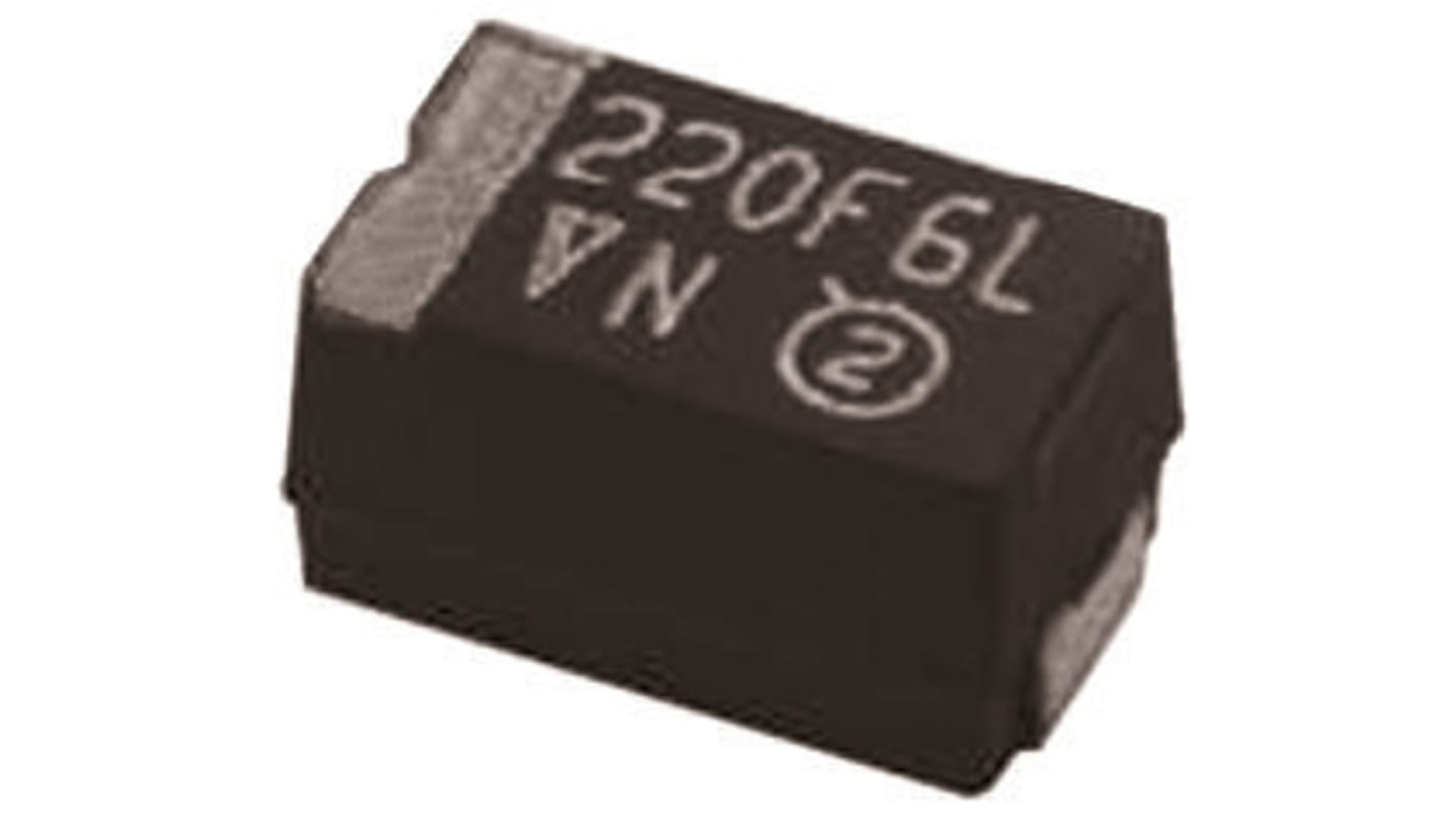 Vishay 10μF MnO2 Tantalum Capacitor 35V dc, 893D Series