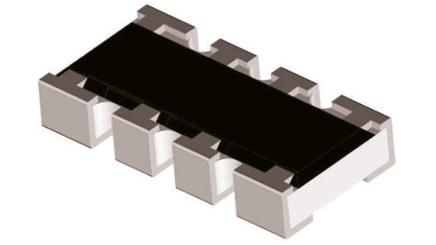 Vishay, ACAS 10kΩ ±0.25% Isolated Resistor Array, 4 Resistors, 0.3W total, 0612 (1632M), Convex