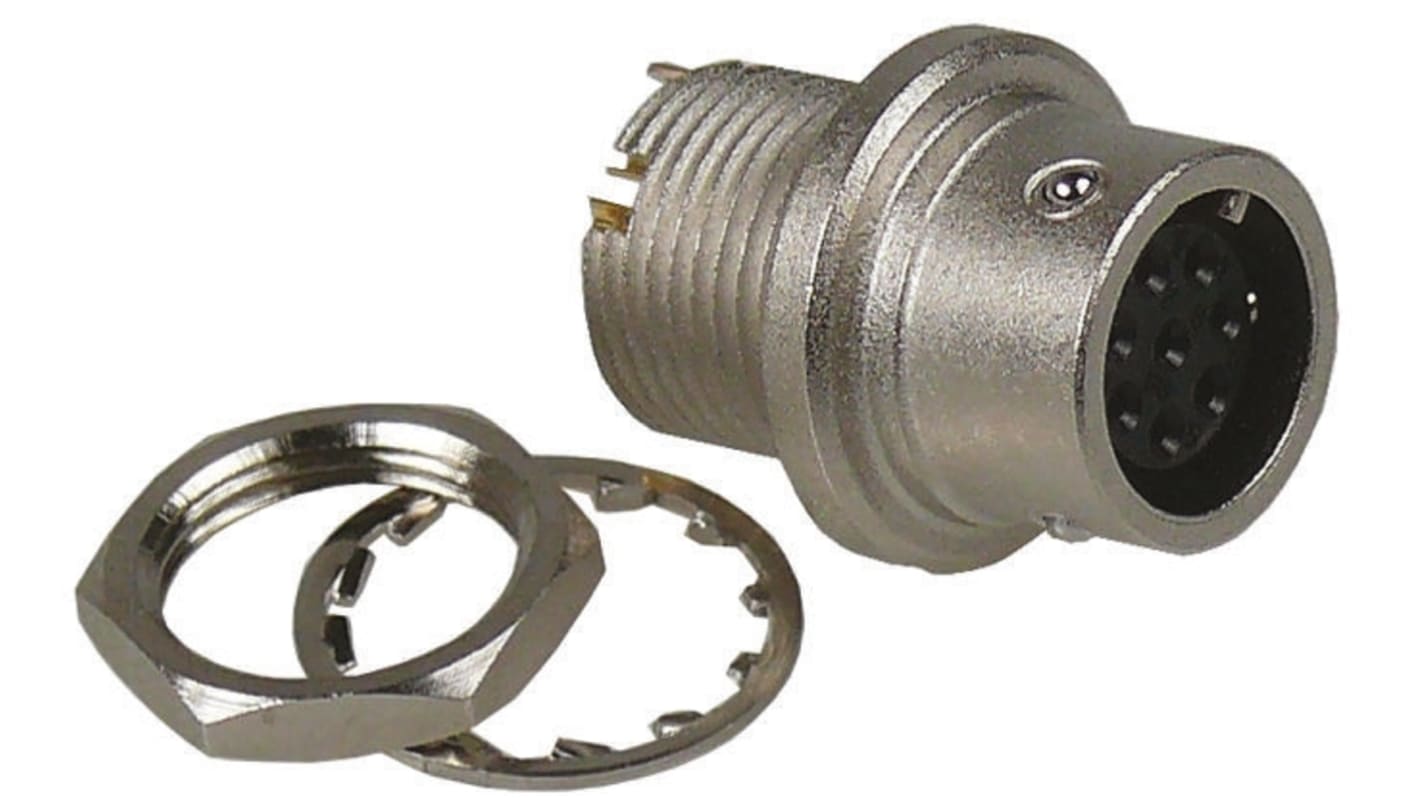 MXR-8RA-6S(71) | Hirose Circular Connector, 6 Contacts, Panel Mount ...