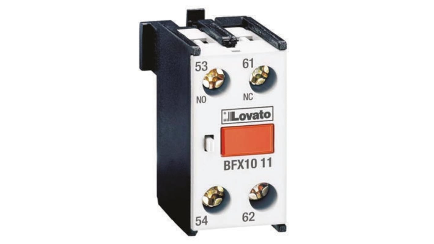 Bloc de contact auxiliaire Lovato 2 contacts 2 N/O à vis