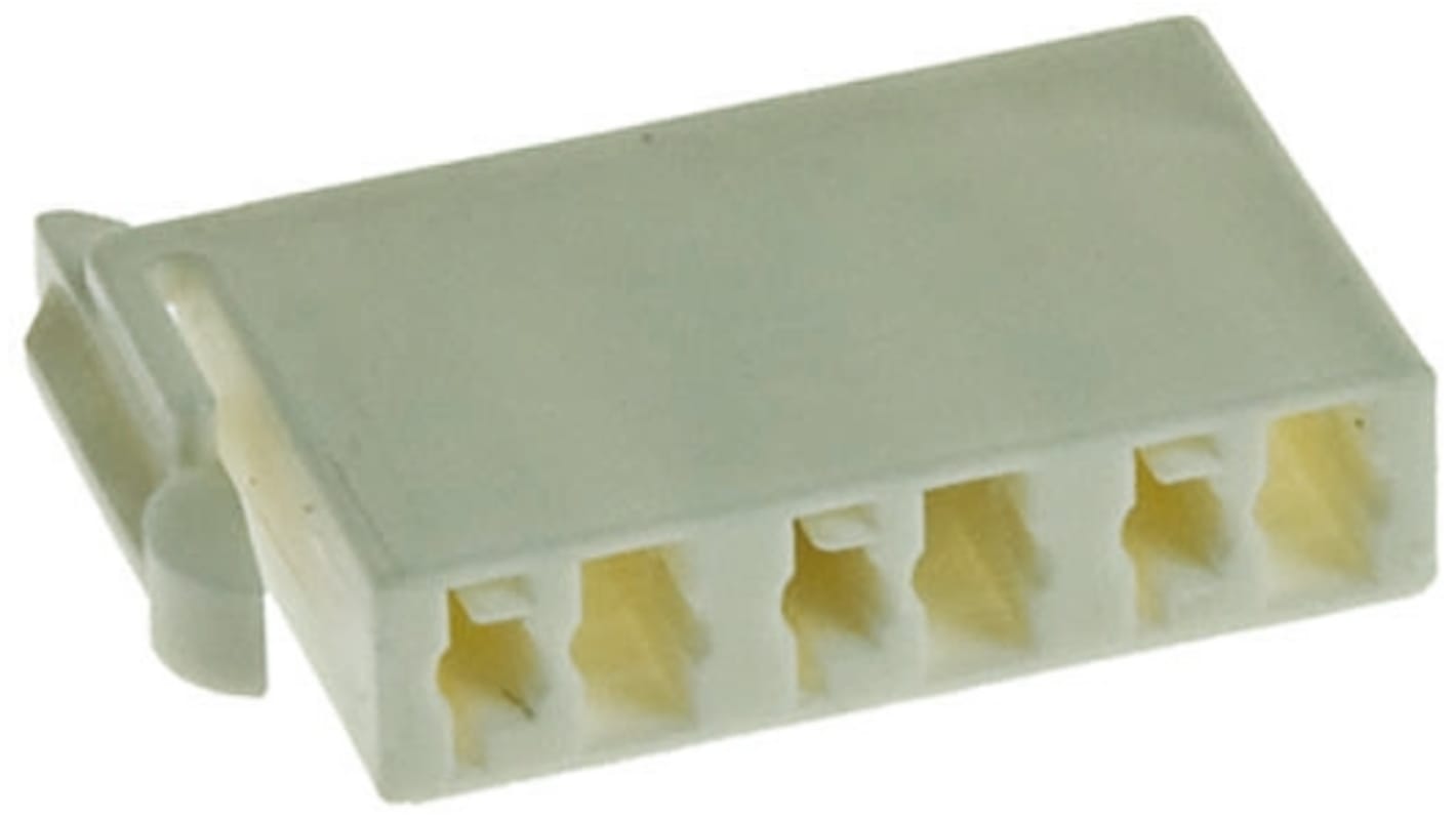 TE Connectivity, Hermaphroditic Female Connector Housing, 4mm Pitch, 4 Way, 1 Row