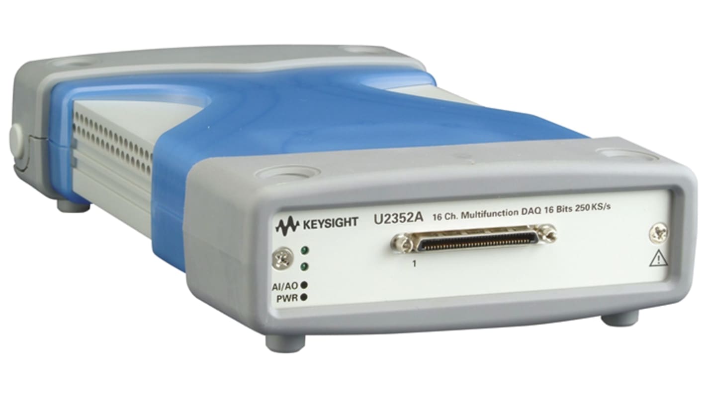 Keysight Technologies U2352A, 16 csatornás USB-s adatgyűjtés, Analóg, digitális bemenet, 250ksps