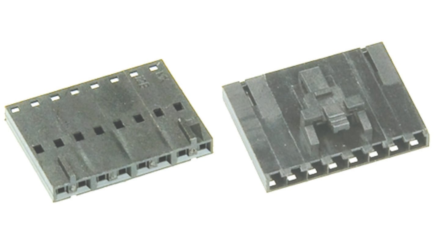 Carcasa de conector Molex 50-57-9418, Serie SL, paso: 2.54mm, 18 contactos, , 1 fila filas, Recto, Hembra, Montaje en