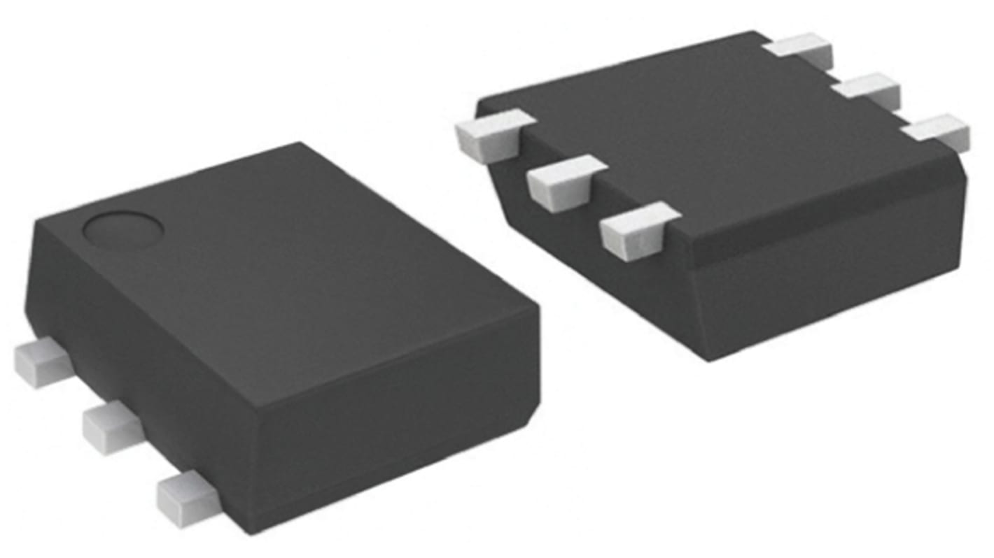 onsemi Nチャンネル MOSFET20 V 280 mA 表面実装 パッケージSOT-963 6 ピン