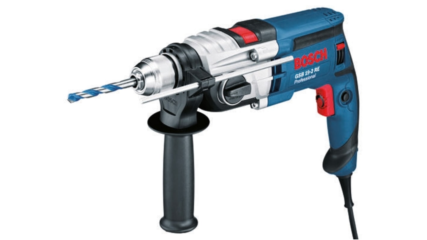 GSB Keyless 230V Corded Impact Drill, Type F - Schuko plug