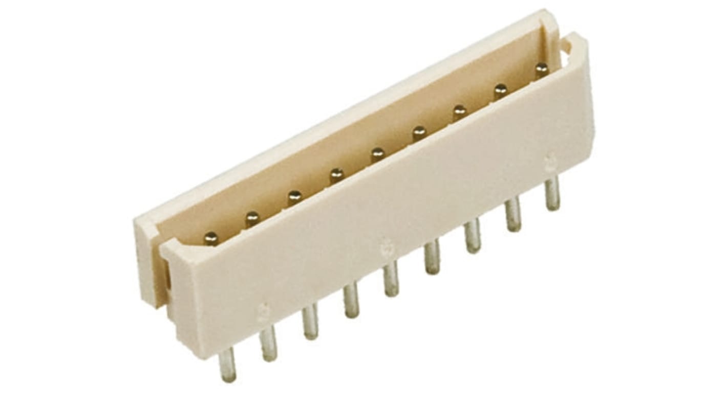 Molex SPOX Series Straight Through Hole PCB Header, 14 Contact(s), 2.5mm Pitch, 1 Row(s), Shrouded