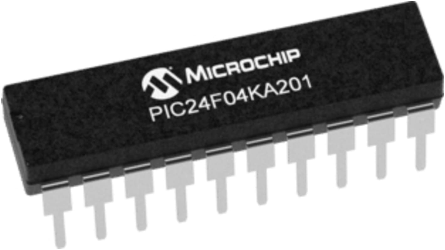 Microcontrollore Microchip, PIC, PDIP, PIC24F, 20 Pin, Su foro, 16bit, 32MHz