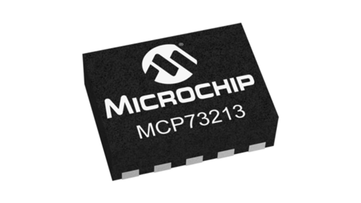 Microchip Akkuladesteuerung IC SMD / 1.1A, DFN 10-Pin, 4,2 bis 13 V.