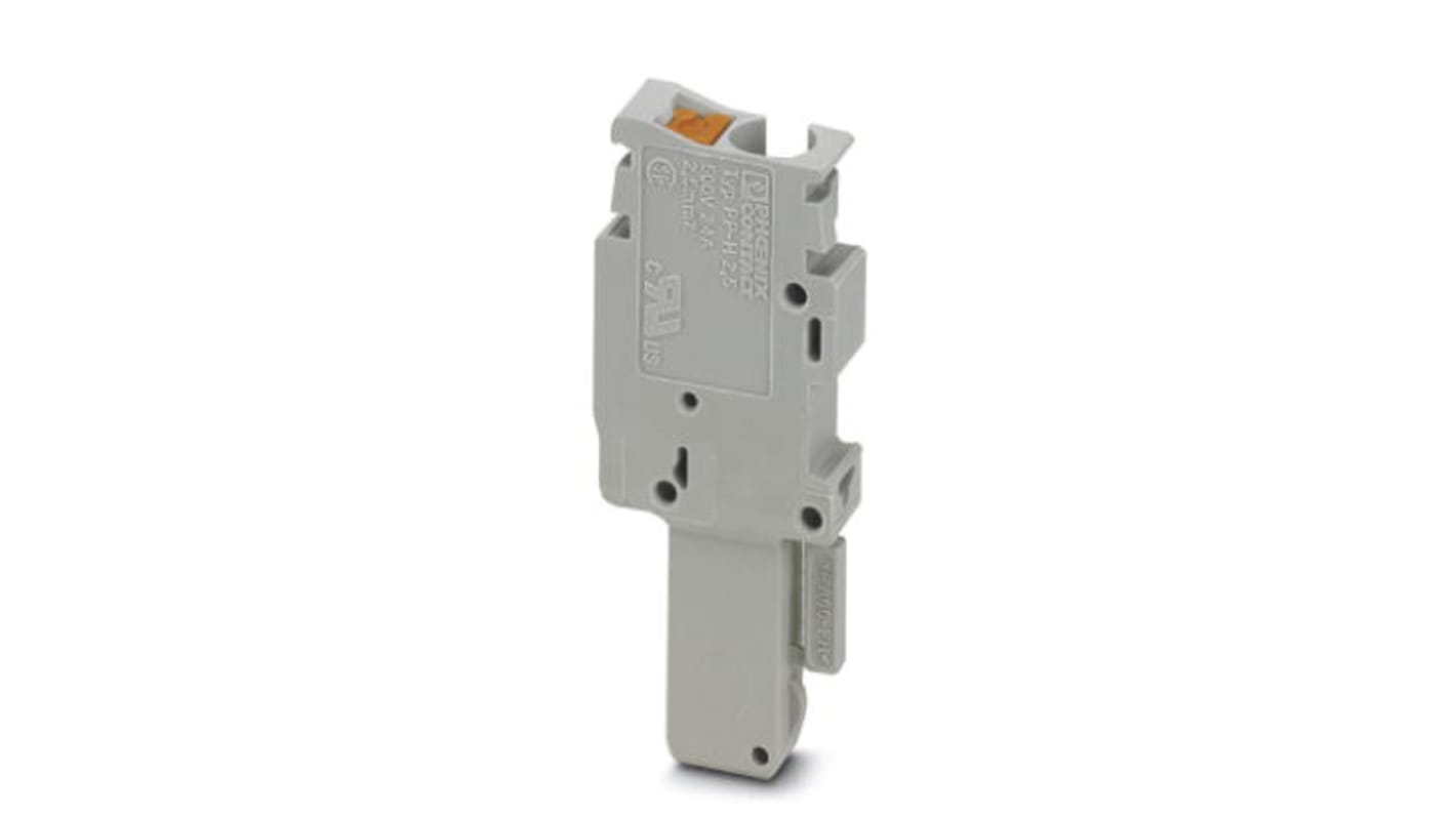 Phoenix Contact 1 Way Pluggable Terminal Block, Plug, Push In Termination