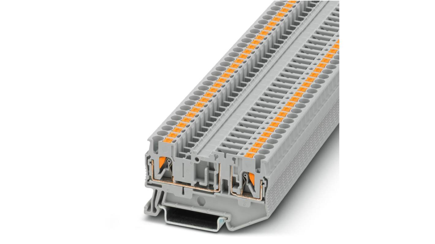 3210185 Phoenix Contact PT 2.5TG Series Grey Disconnect Terminal Block, 0.14 → 4mm², Single