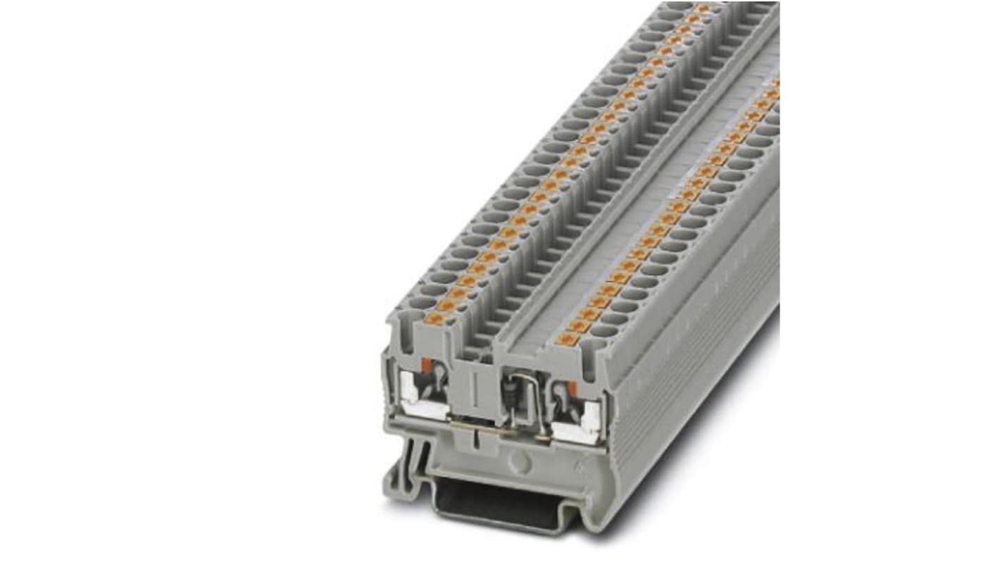 Phoenix Contact PT 2.5-DIO/L-R Series Grey Multi Level Terminal Block, 0.14 → 4mm², Single-Level, Push In