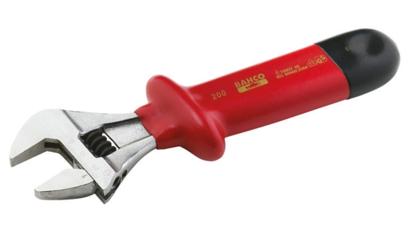 Bahco, 260 mm Overall, 29mm Jaw Capacity, Insulated Handle, VDE/1000V