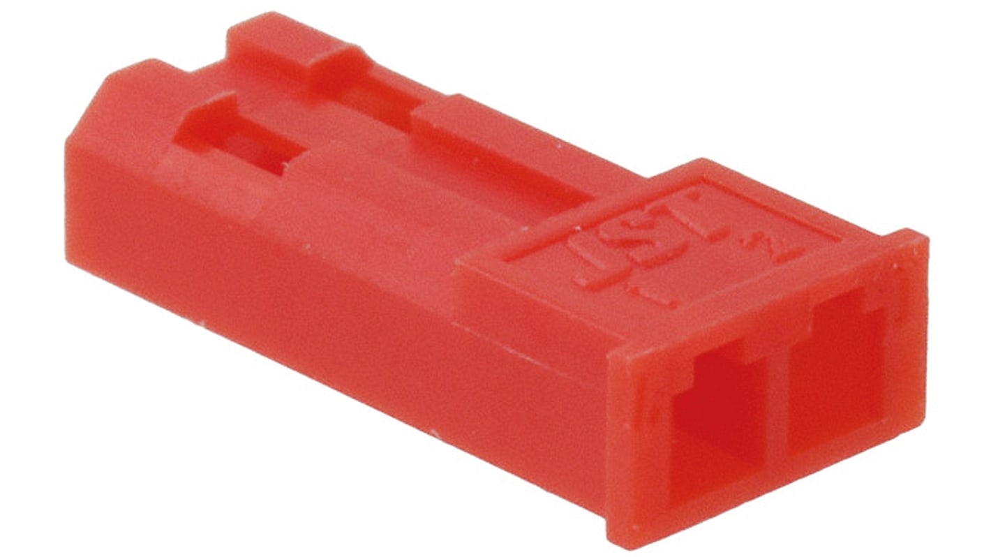 JST Male Connector Housing, 2.5mm Pitch, 2 Way, 1 Row