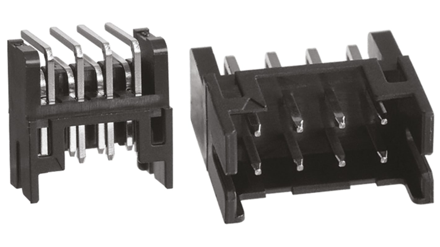 File di contatti PCB Hirose, 8 vie, 2 file, passo 2.0mm