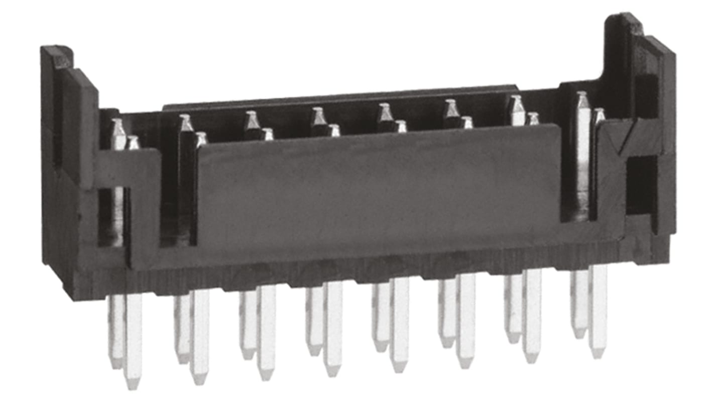 Wtyk PCB 16-pinowe raster: 2.0mm 2-rzędowe Hirose Przewlekany 2.0A 250.0 V.