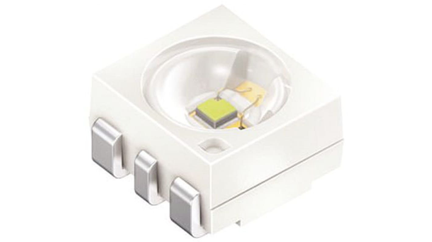 LED ams OSRAM Advanced Power TOPLED, Blanco, 5600K, Vf= 3,3 V, 31 lm, 120 °, mont. superficial, encapsulado PLCC 6 de 6