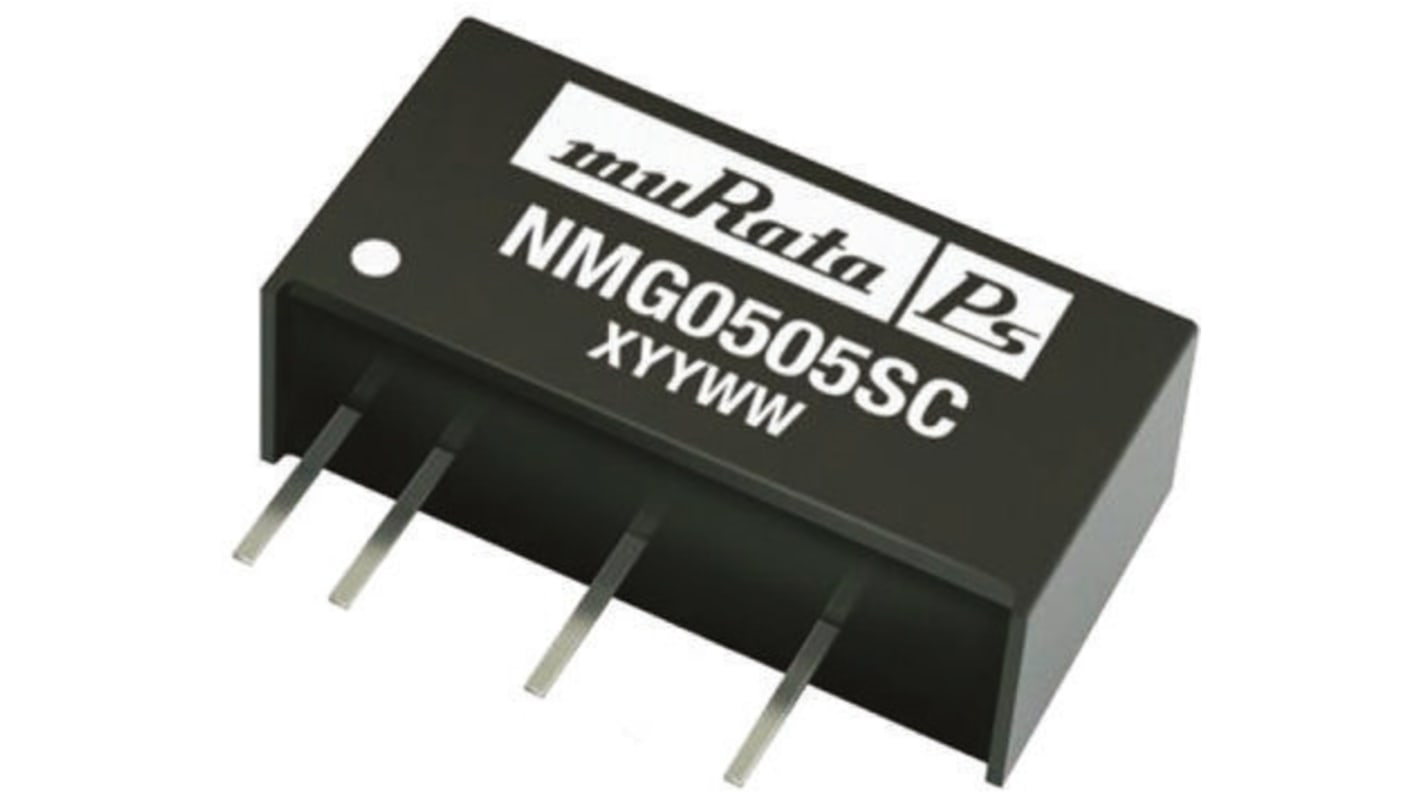 Murata NMG DC/DC-Wandler 2W 15 V dc IN, 15V dc OUT / 133mA Durchsteckmontage 1kV dc isoliert