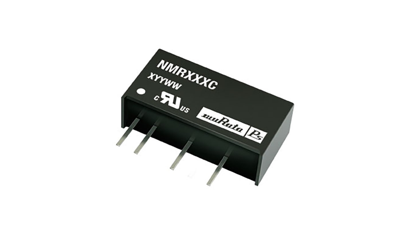 Murata NMR DC/DC-Wandler 1W 5 V dc IN, 5V dc OUT / 200mA Durchsteckmontage 1kV dc isoliert