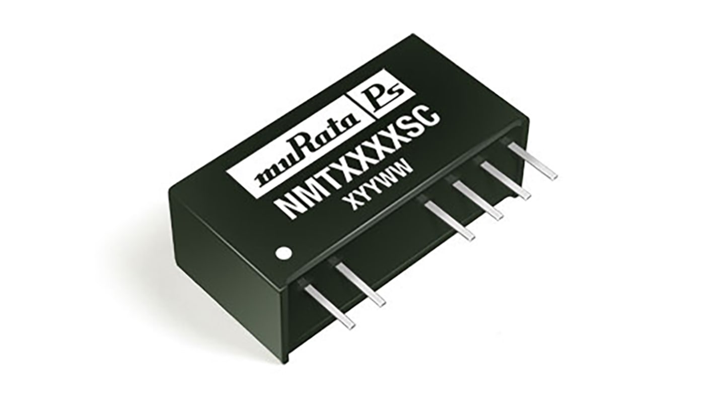 Murata NMT DC/DC-Wandler 3W 5 V dc IN, -72 V dc, -48 V dc, -24V dc OUT / 14mA Durchsteckmontage 1kV dc isoliert