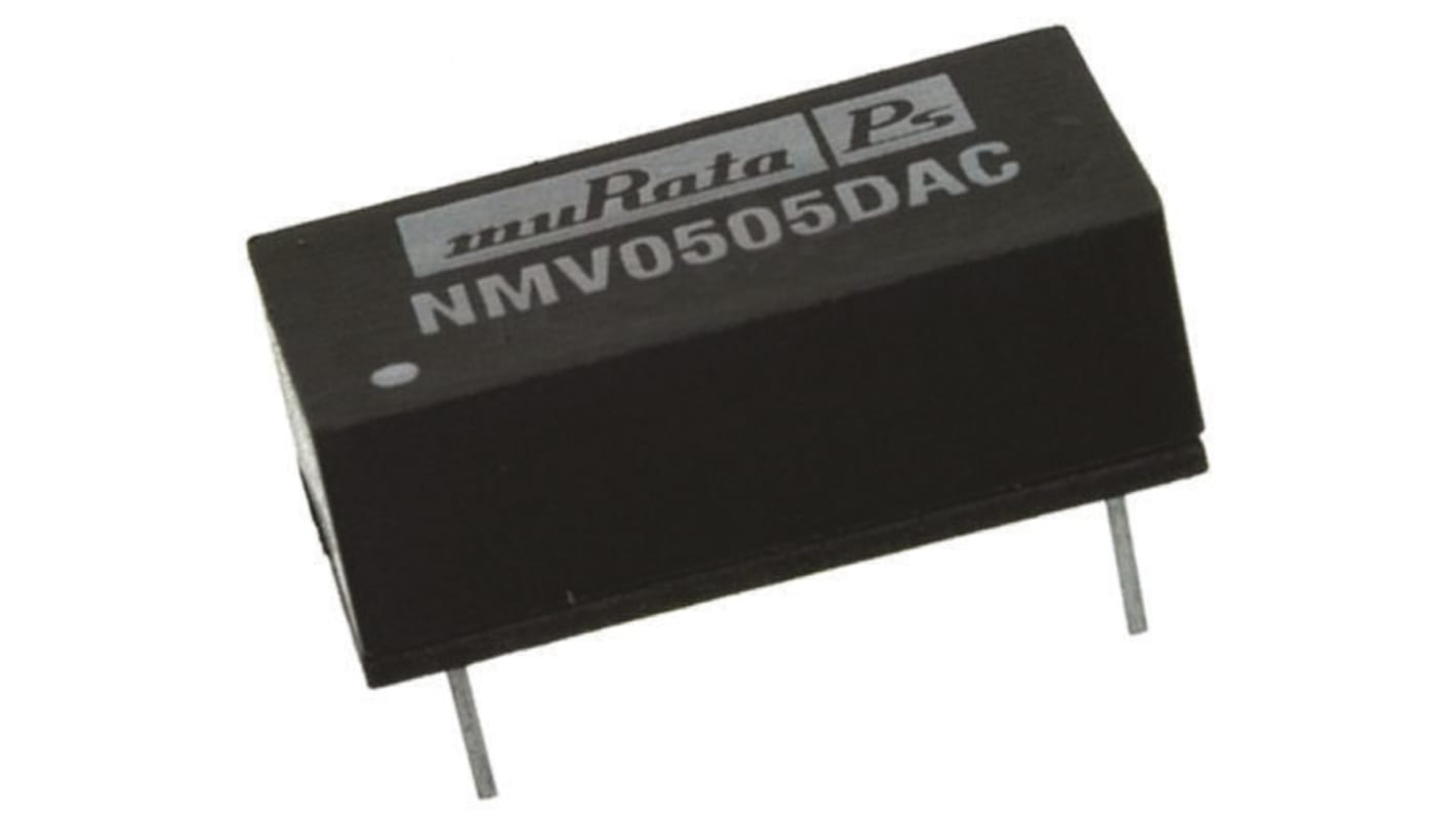 Murata Power Solutions NMV Isolated DC-DC Converter, 5V dc/ 200mA Output, 4.5 → 5.5 V dc Input, 1W, Through