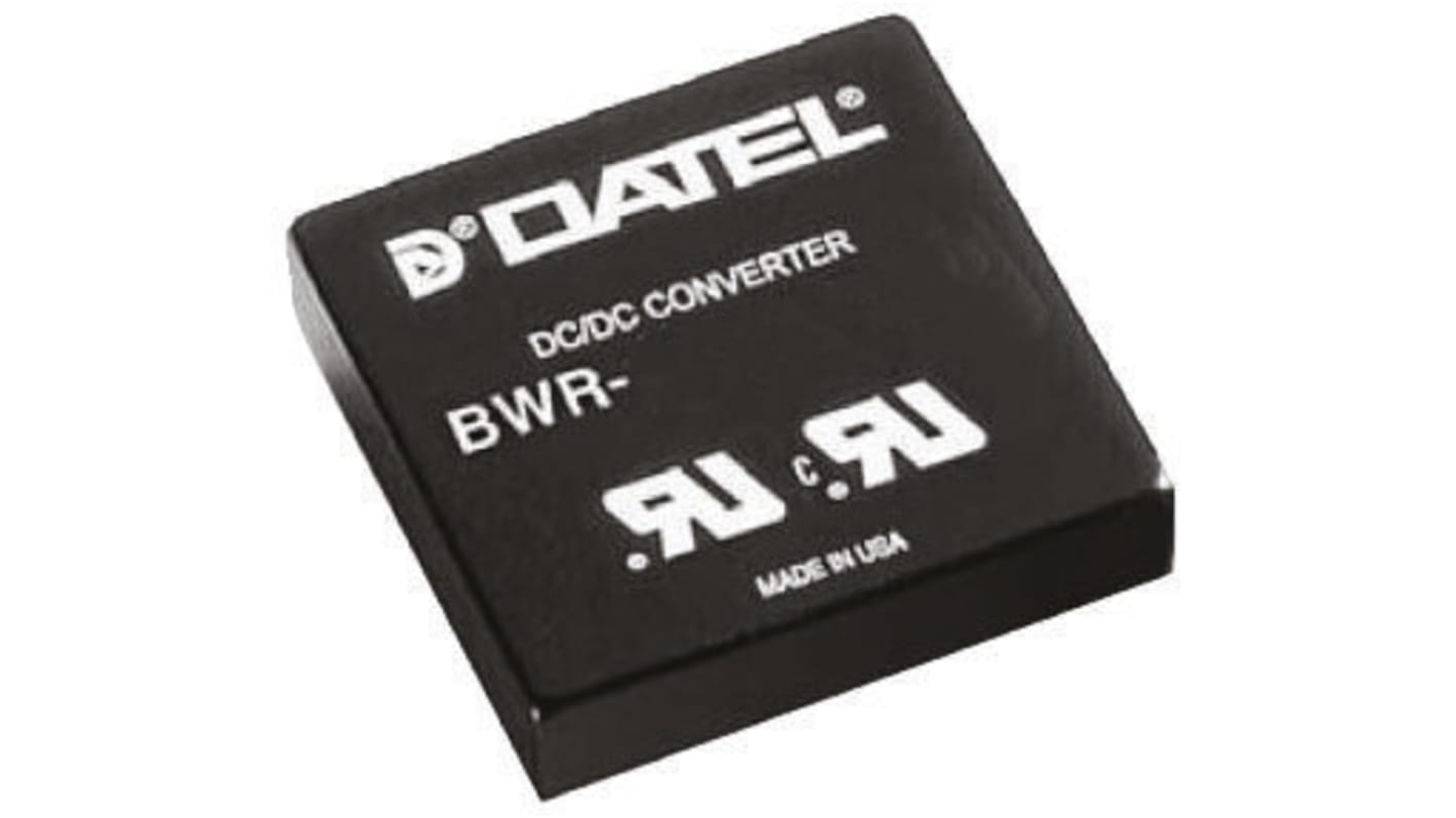 Murata BWR DC/DC-Wandler 20W 12 V dc IN, ±15V dc OUT / 670mA Durchsteckmontage 1.5kV dc isoliert