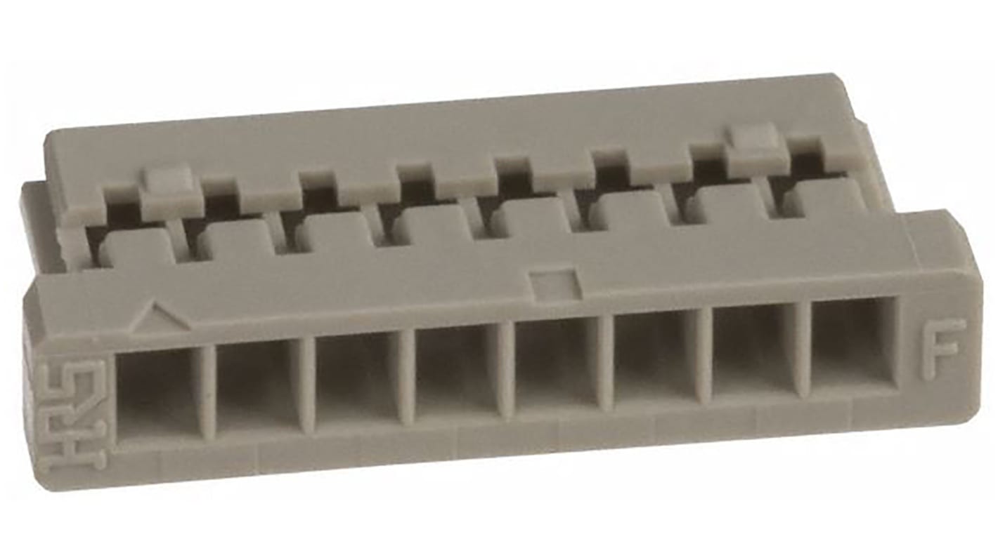 Hirose, DF14 Female Connector Housing, 1.25mm Pitch, 8 Way, 1 Row