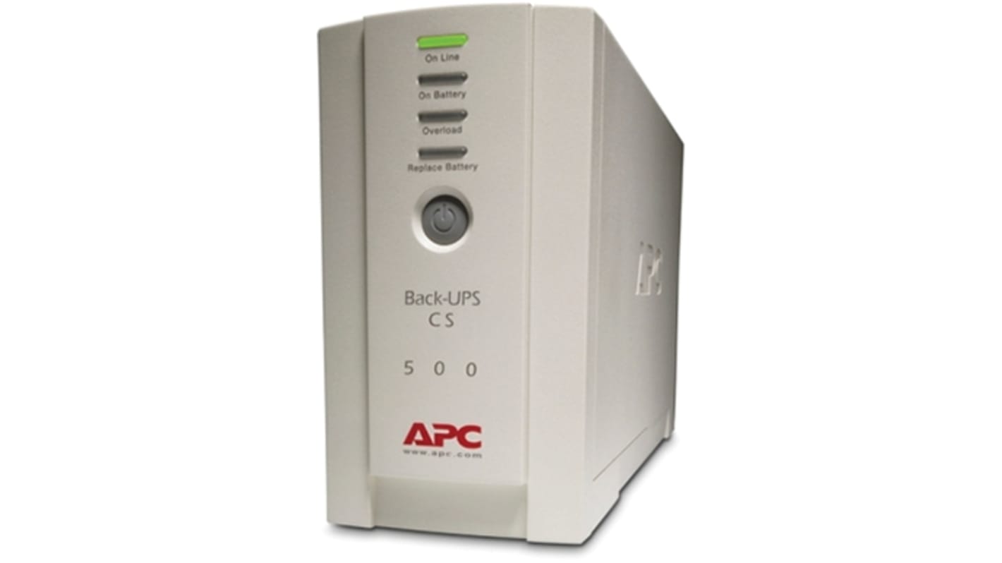 Gruppo di continuità APC, 500VA, ingresso 180 → 266V, uscita 230V, 7A, 300W, Stand alone