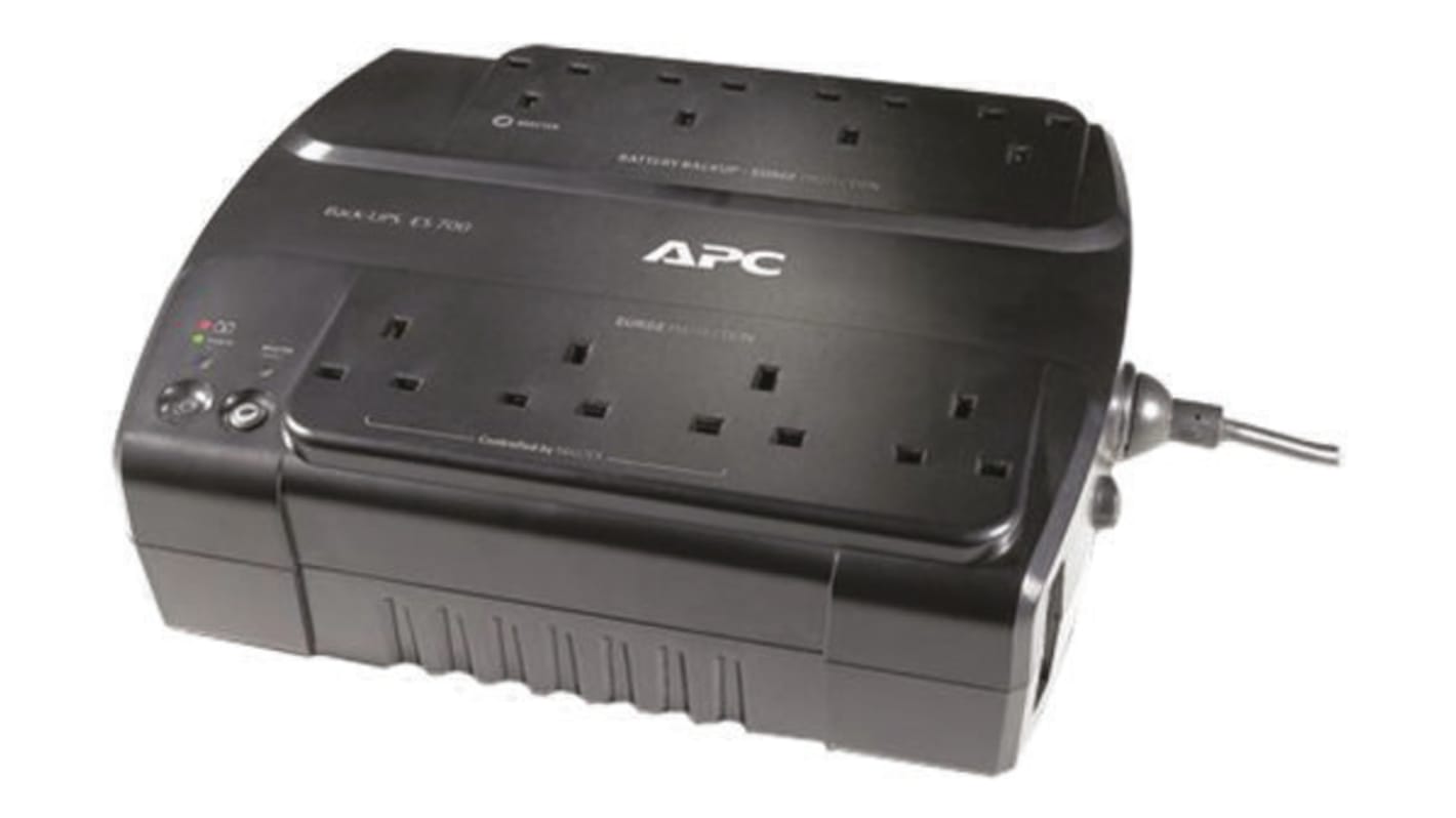 APC Power-Saving Back-UPS ES 8-Kanal Stand-Alone USV Stromversorgung 405W, 230V / 10A