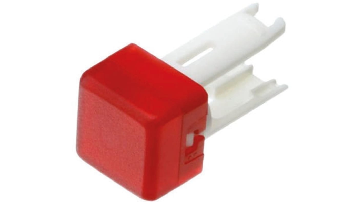 EAO Red Square Push Button Indicator Lens for Use with 18 Series