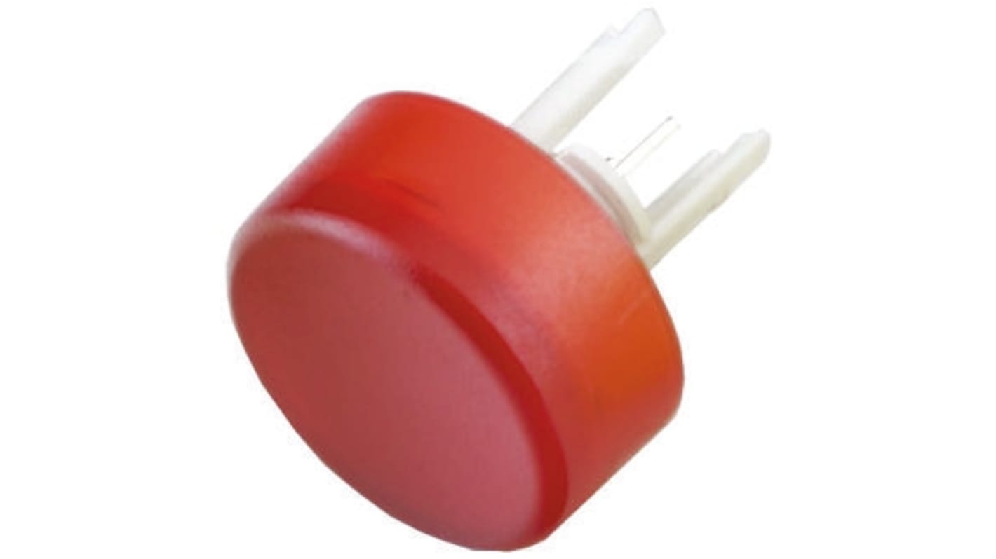 EAO Red Round Push Button Lens for Use with 19 Series