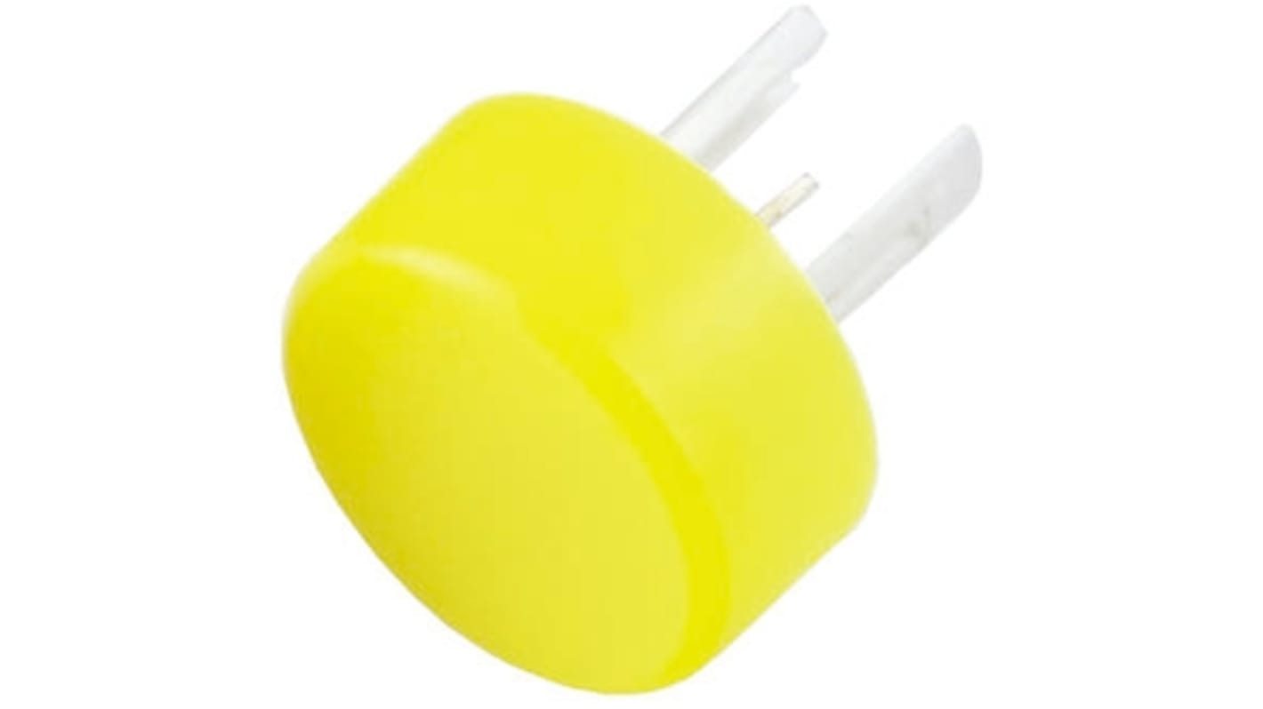 EAO Yellow Round Push Button Lens for Use with 19 Series