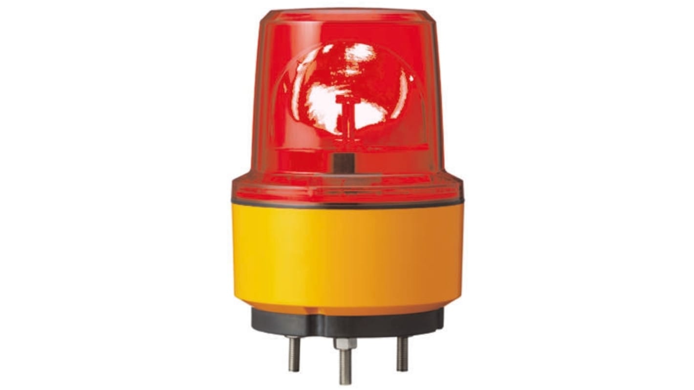 Schneider Electric Harmony XVR Series Red Rotating Beacon, 24 V ac/dc, Screw Mount, LED Bulb, IP42
