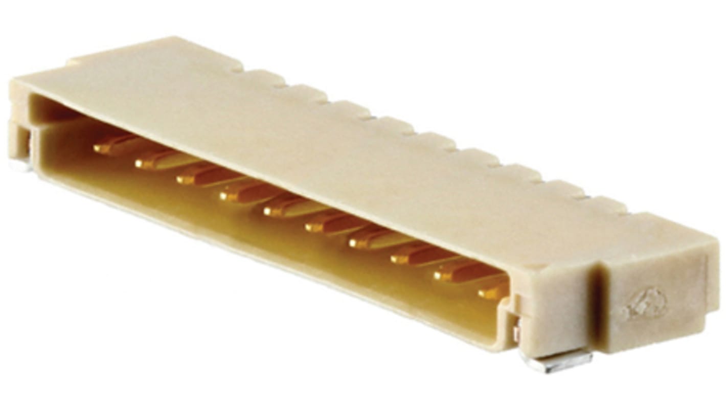 Connettore LVDS JAE FI-S10P-HFE, passo 1.25mm, 10 vie, Montaggio superficiale, a Saldare