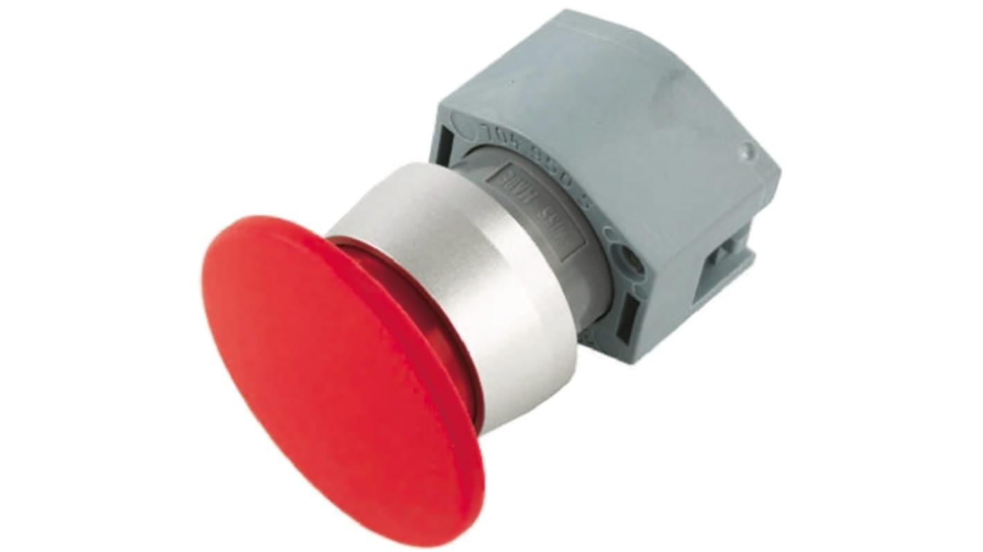 EAO Red Momentary Push Button Head, IP65